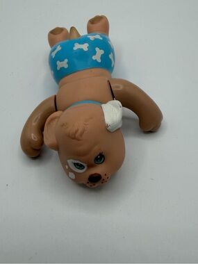 Vintage 1993 Hasbro My Tiny Puppy Surprise Bath Time Swimming Dog